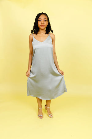 Satin Tank Dress