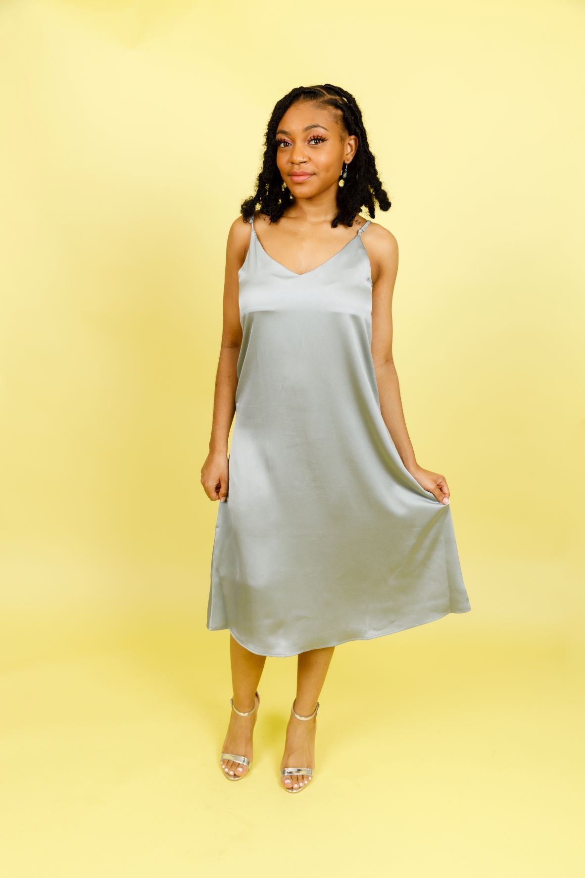 Satin Tank Dress