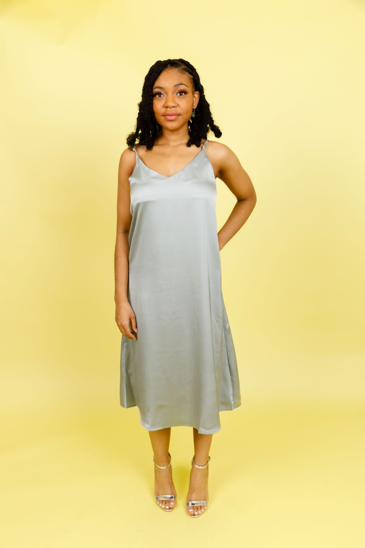 Satin Tank Dress