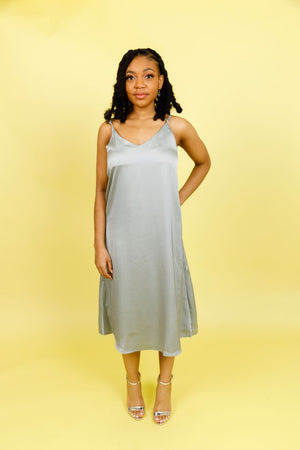 Satin Tank Dress