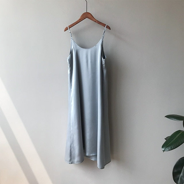 Satin Tank Dress